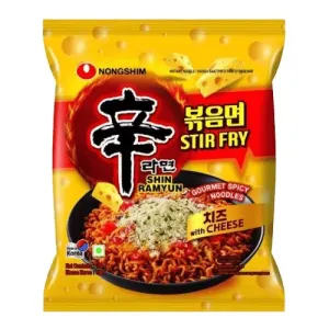 NONGSHIM NONGSHIM Fried Noodles With Cheese 136 g weight: 136g