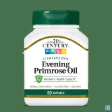 21stcentury 21st Century Evening Primrose Oil Supports Skin Health Hormonal Balance Softgels 60 Count 60 SOFTGELS