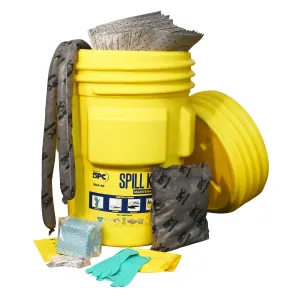 brady Brady Allwik Drum Universal Maintenance Spill Kit 265l KIT265l 265000 ml yellow capacity: 265000ml